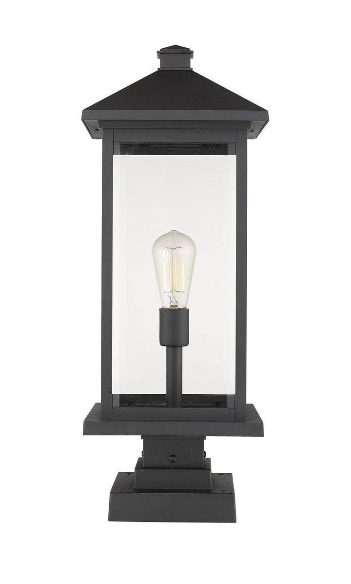 Z-Lite Lighting 531PHBXLS-SQPM-BK  Portland Outdoor Black