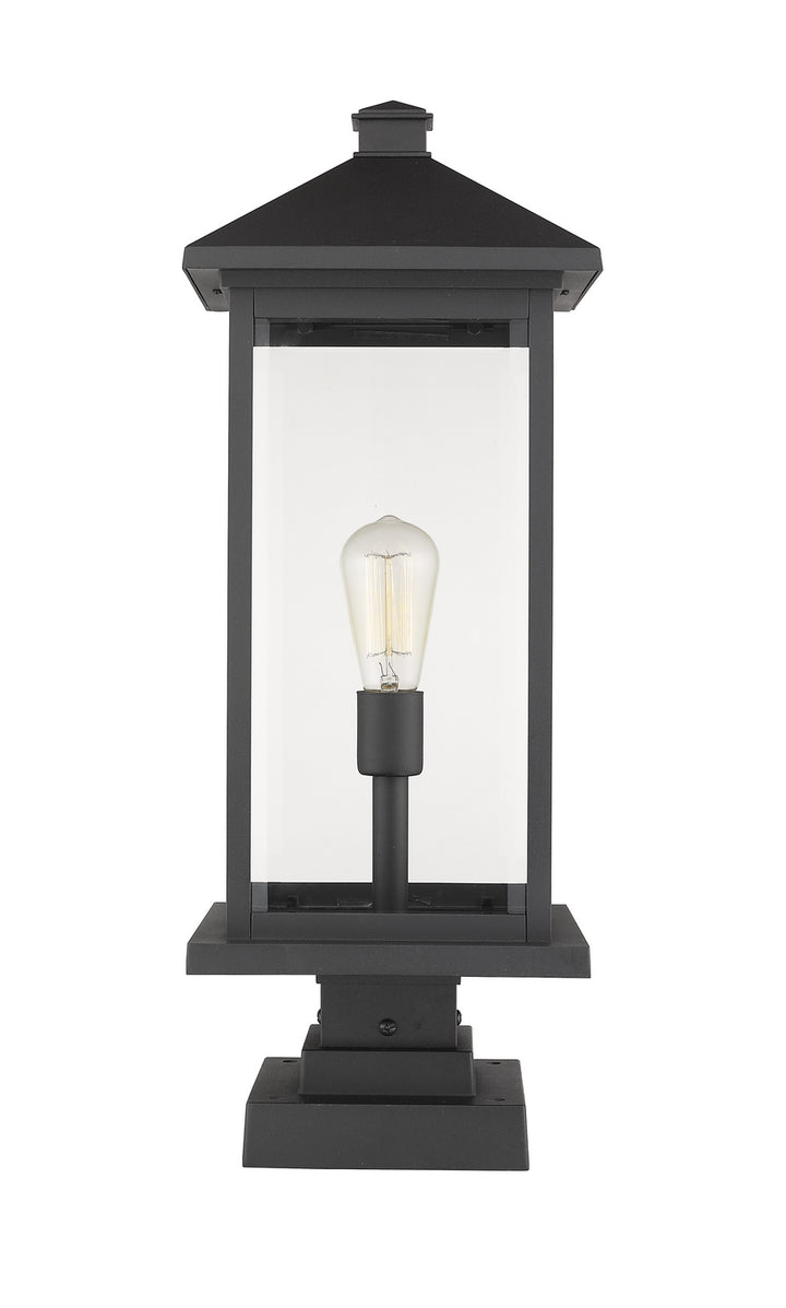 Z-Lite Lighting 531PHBXLS-SQPM-BK  Portland Outdoor Black