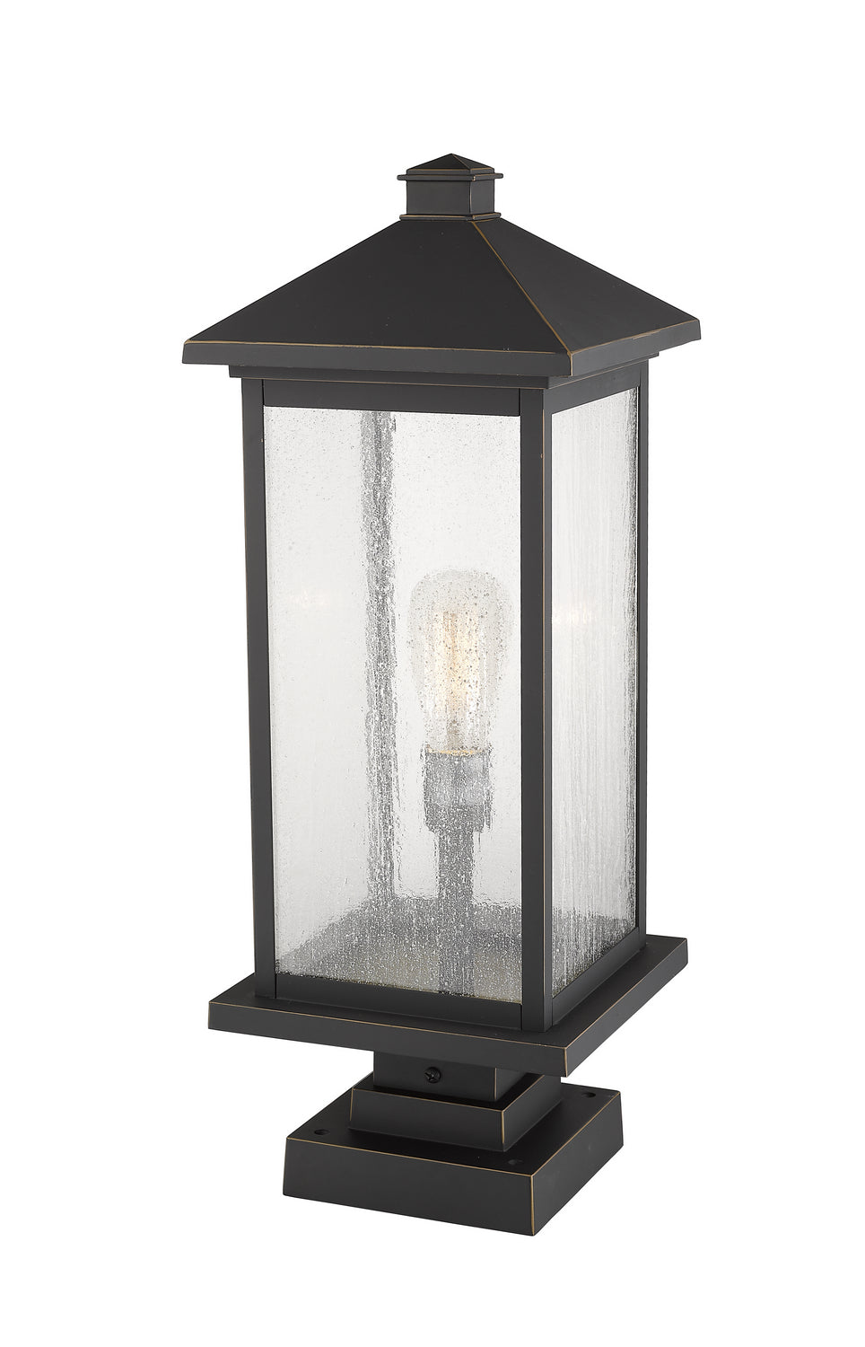 Z-Lite Lighting 531PHBXLS-SQPM-ORB  Portland Outdoor Oil Rubbed Bronze