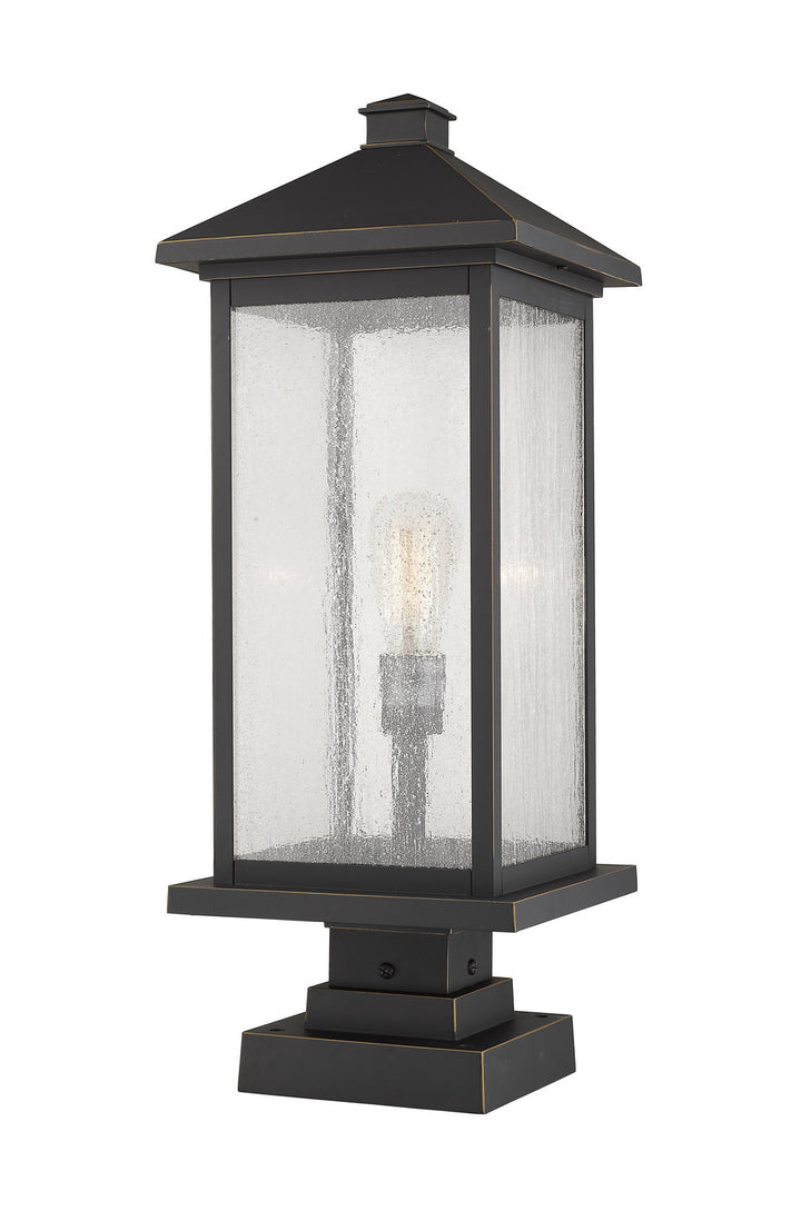 Z-Lite Lighting 531PHBXLS-SQPM-ORB  Portland Outdoor Oil Rubbed Bronze
