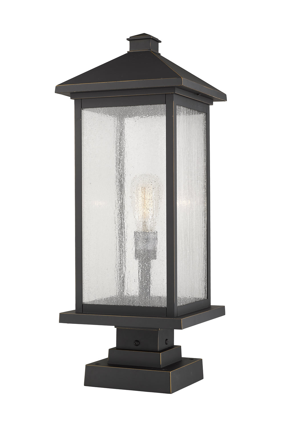 Z-Lite Lighting 531PHBXLS-SQPM-ORB  Portland Outdoor Oil Rubbed Bronze