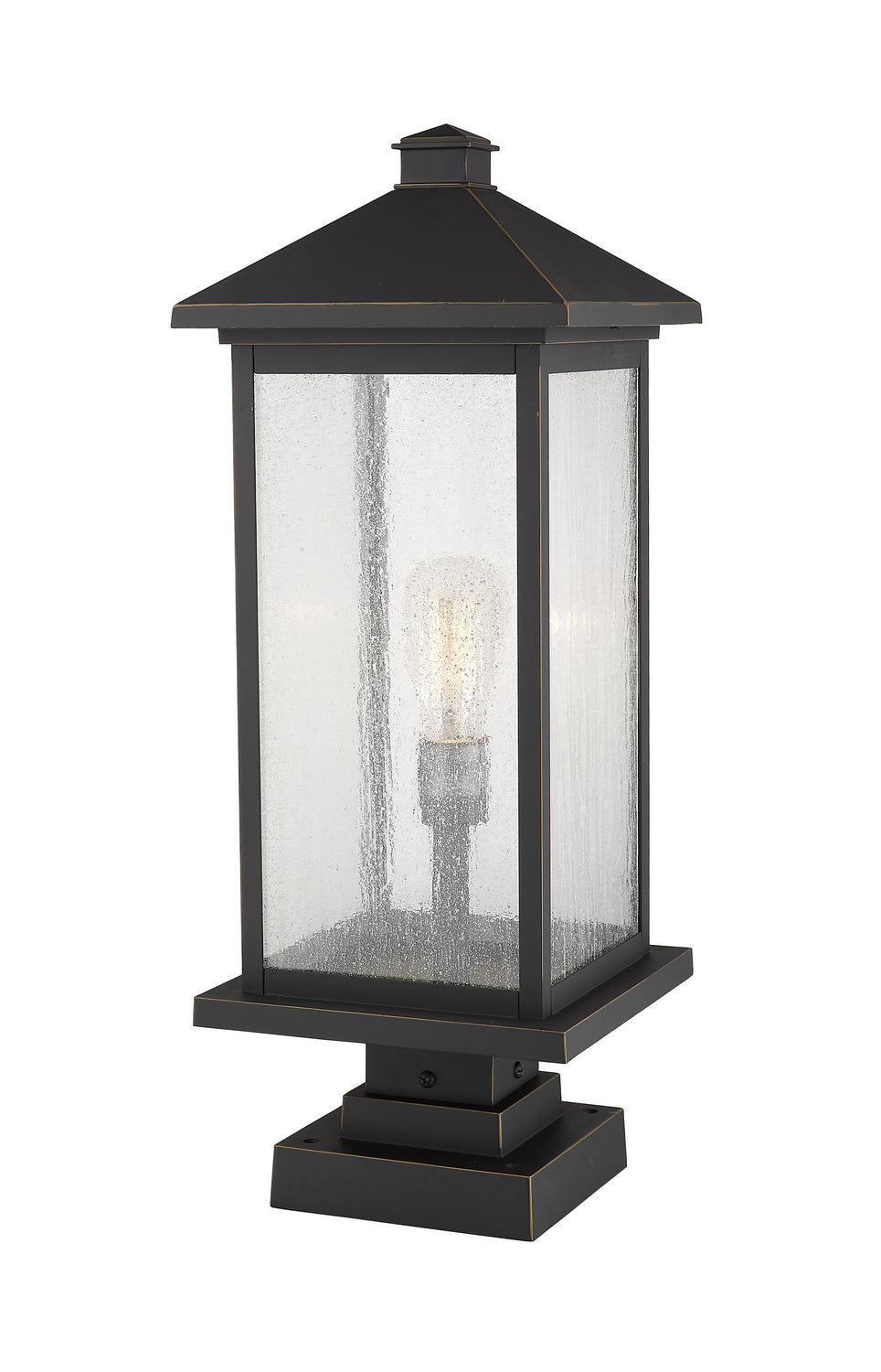 Z-Lite Lighting 531PHBXLS-SQPM-ORB  Portland Outdoor Oil Rubbed Bronze