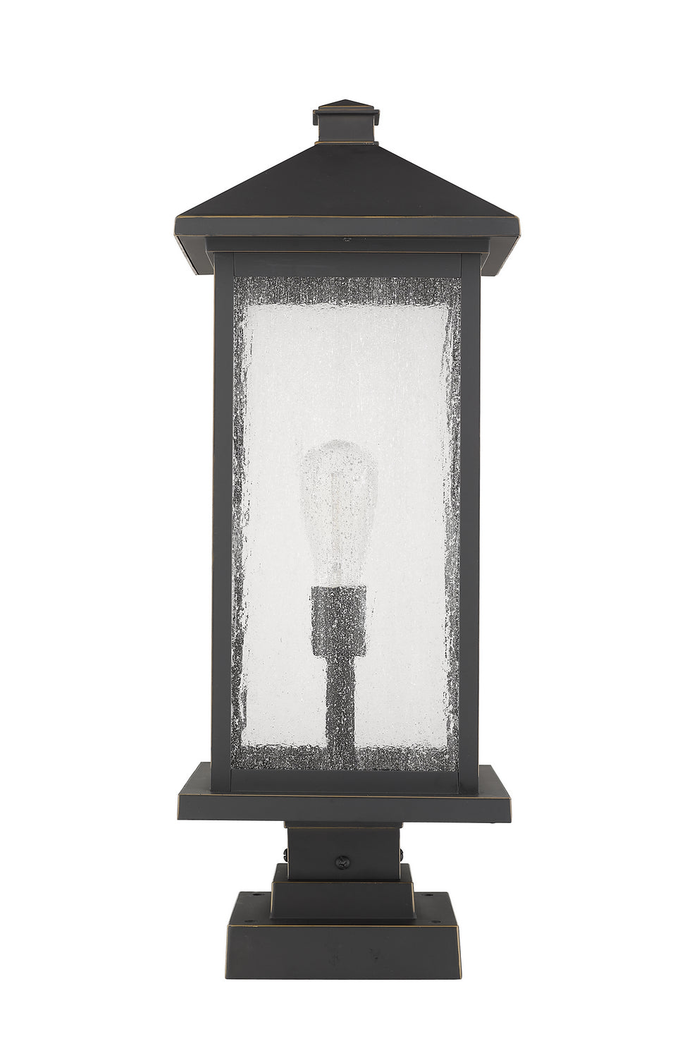 Z-Lite Lighting 531PHBXLS-SQPM-ORB  Portland Outdoor Oil Rubbed Bronze