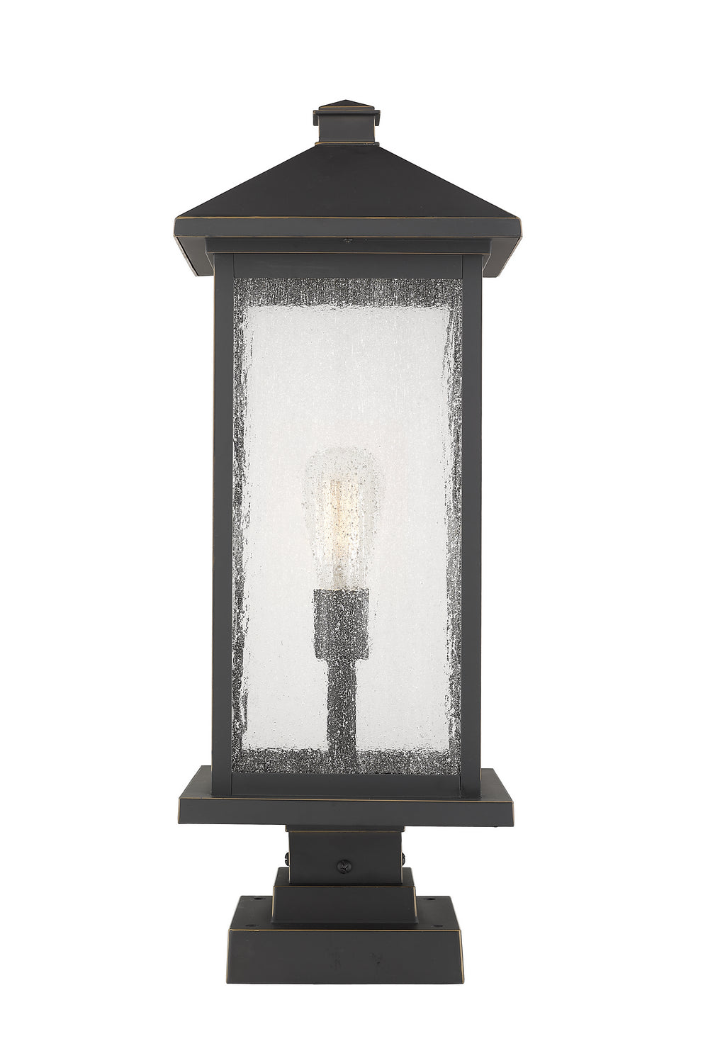 Z-Lite Lighting 531PHBXLS-SQPM-ORB  Portland Outdoor Oil Rubbed Bronze