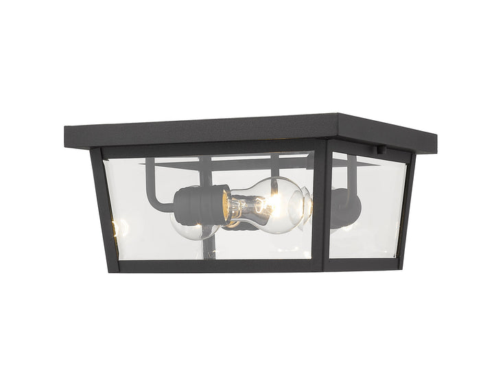 Z-Lite Lighting 568F-BK  Beacon Outdoor Black