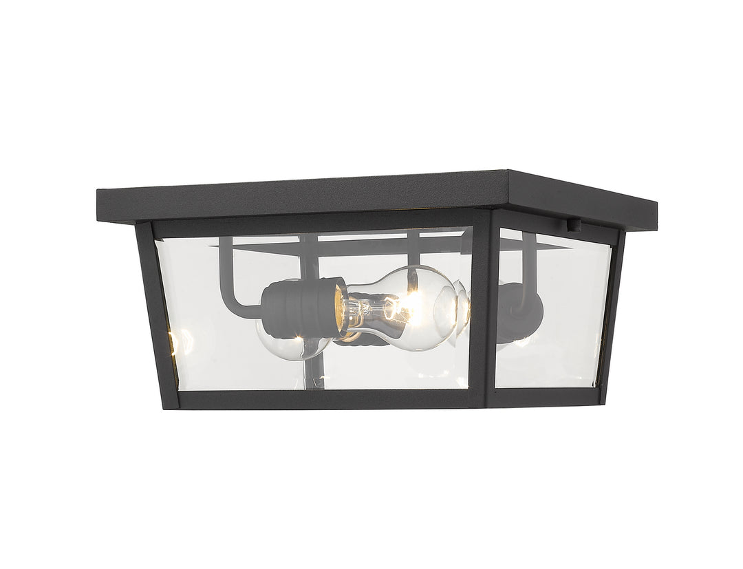 Z-Lite Lighting 568F-BK  Beacon Outdoor Black