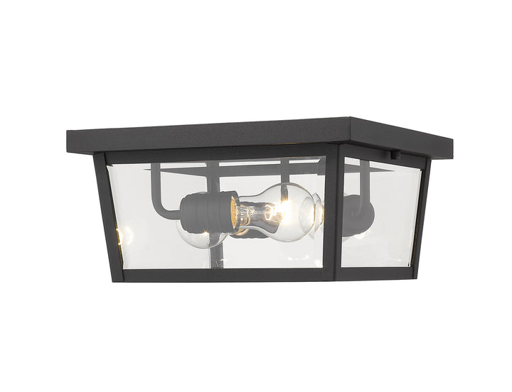 Z-Lite Lighting 568F-BK  Beacon Outdoor Black