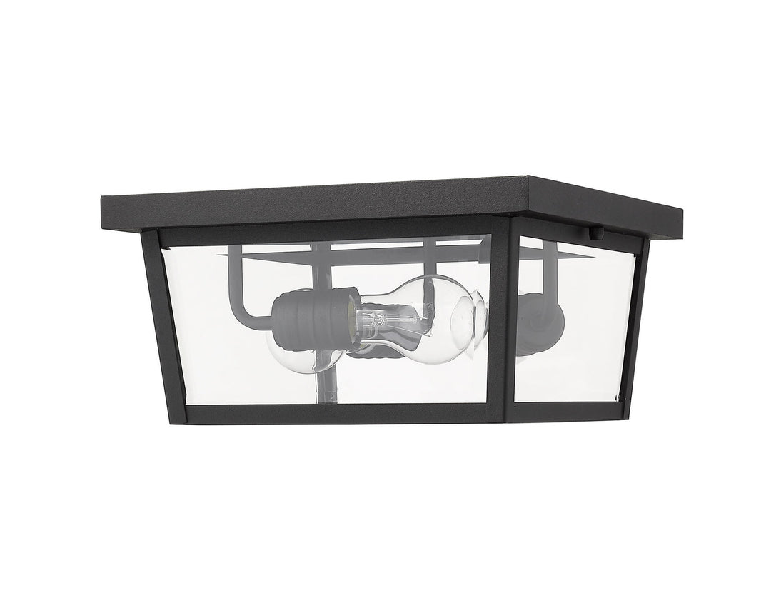 Z-Lite Lighting 568F-BK  Beacon Outdoor Black