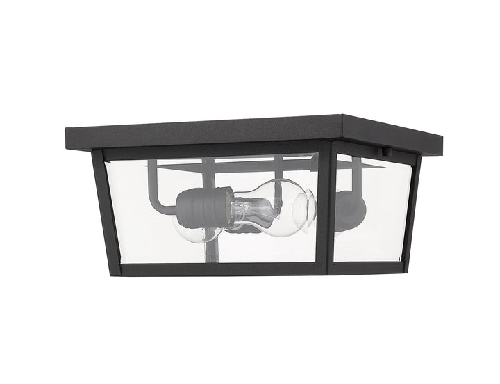 Z-Lite Lighting 568F-BK  Beacon Outdoor Black