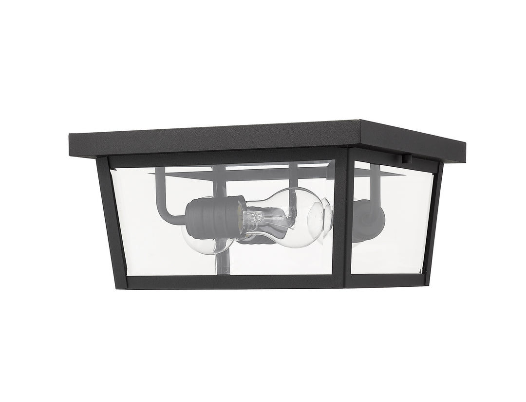 Z-Lite Lighting 568F-BK  Beacon Outdoor Black