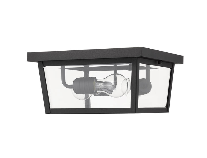 Z-Lite Lighting 568F-BK  Beacon Outdoor Black