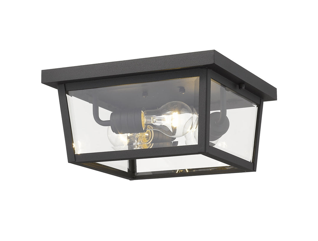 Z-Lite Lighting 568F-BK  Beacon Outdoor Black