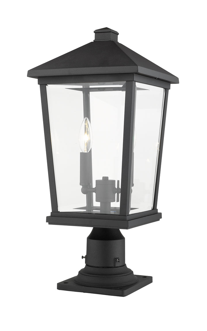 Z-Lite Lighting 568PHBR-533PM-BK  Beacon Outdoor Black