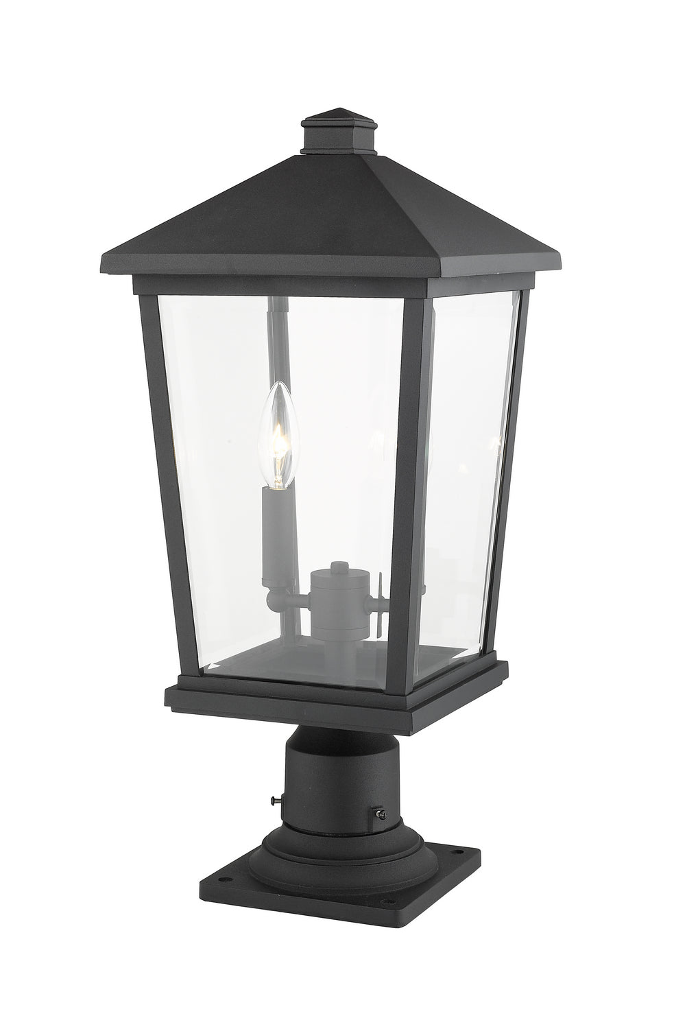 Z-Lite Lighting 568PHBR-533PM-BK  Beacon Outdoor Black