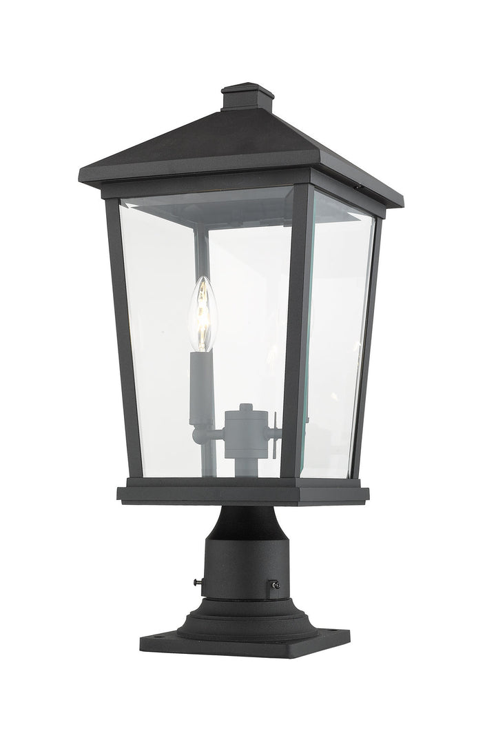 Z-Lite Lighting 568PHBR-533PM-BK  Beacon Outdoor Black