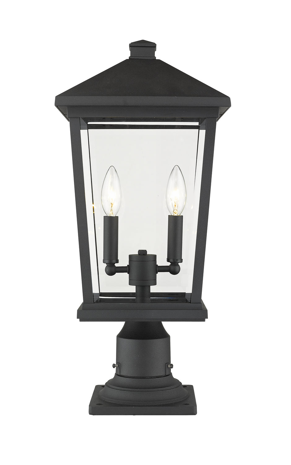 Z-Lite Lighting 568PHBR-533PM-BK  Beacon Outdoor Black