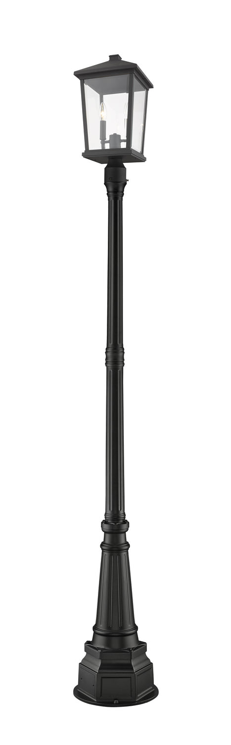 Z-Lite Lighting 568PHBR-564P-BK  Beacon Outdoor Black