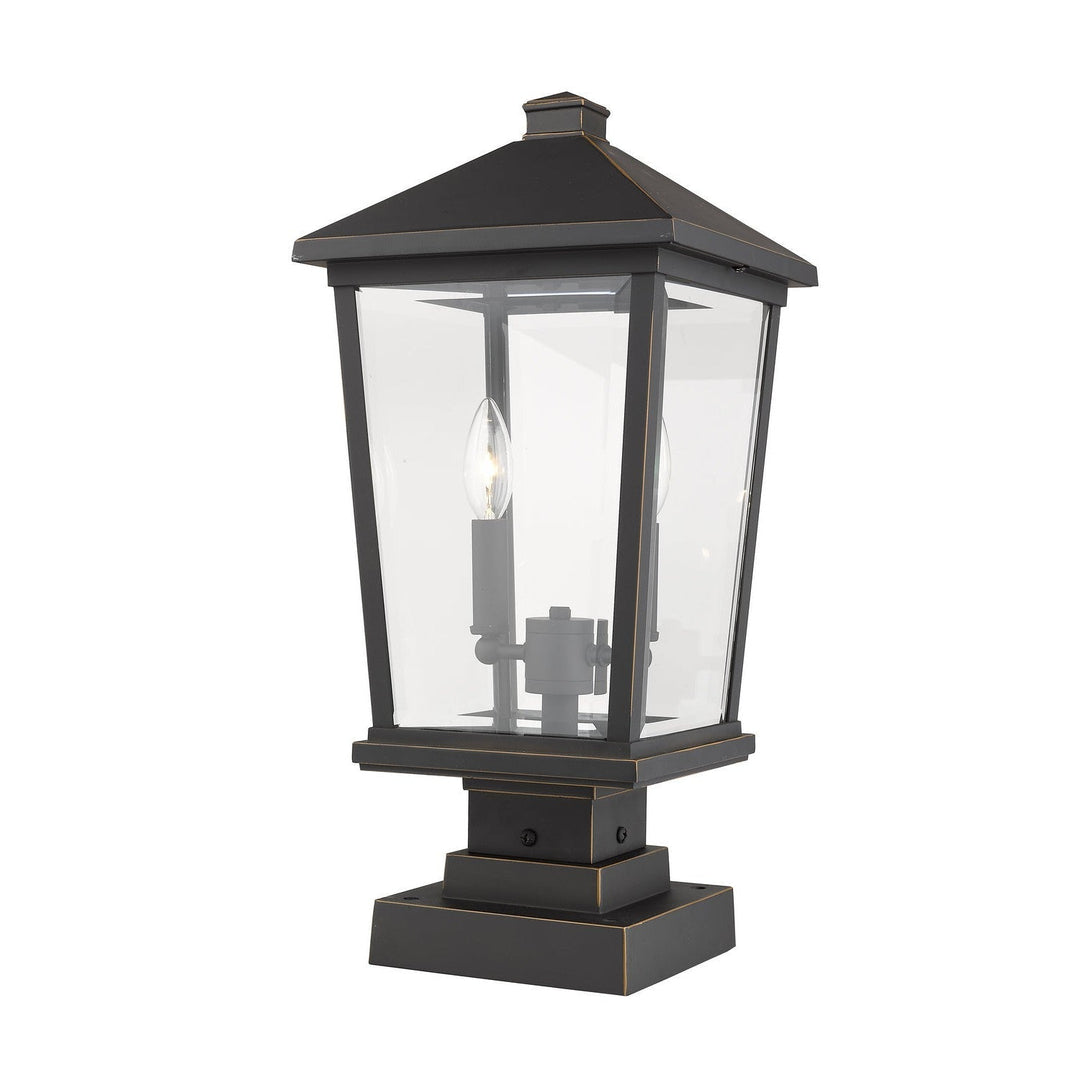 Z-Lite Lighting 568PHBS-SQPM-ORB  Beacon Outdoor Oil Rubbed Bronze