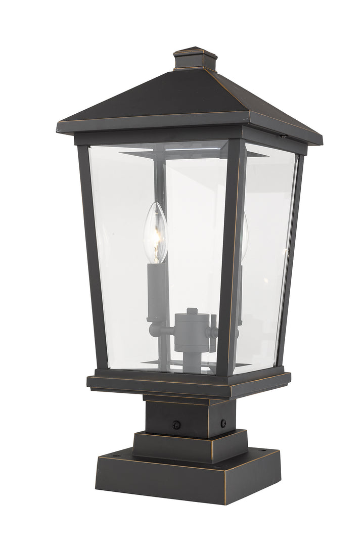Z-Lite Lighting 568PHBS-SQPM-ORB  Beacon Outdoor Oil Rubbed Bronze