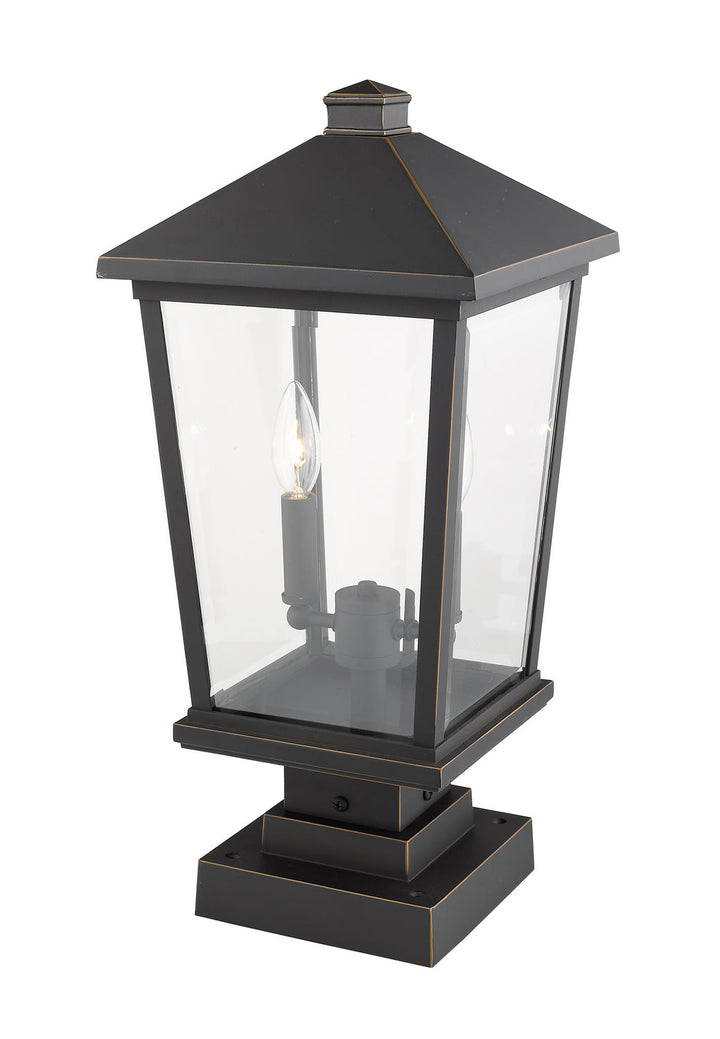 Z-Lite Lighting 568PHBS-SQPM-ORB  Beacon Outdoor Oil Rubbed Bronze