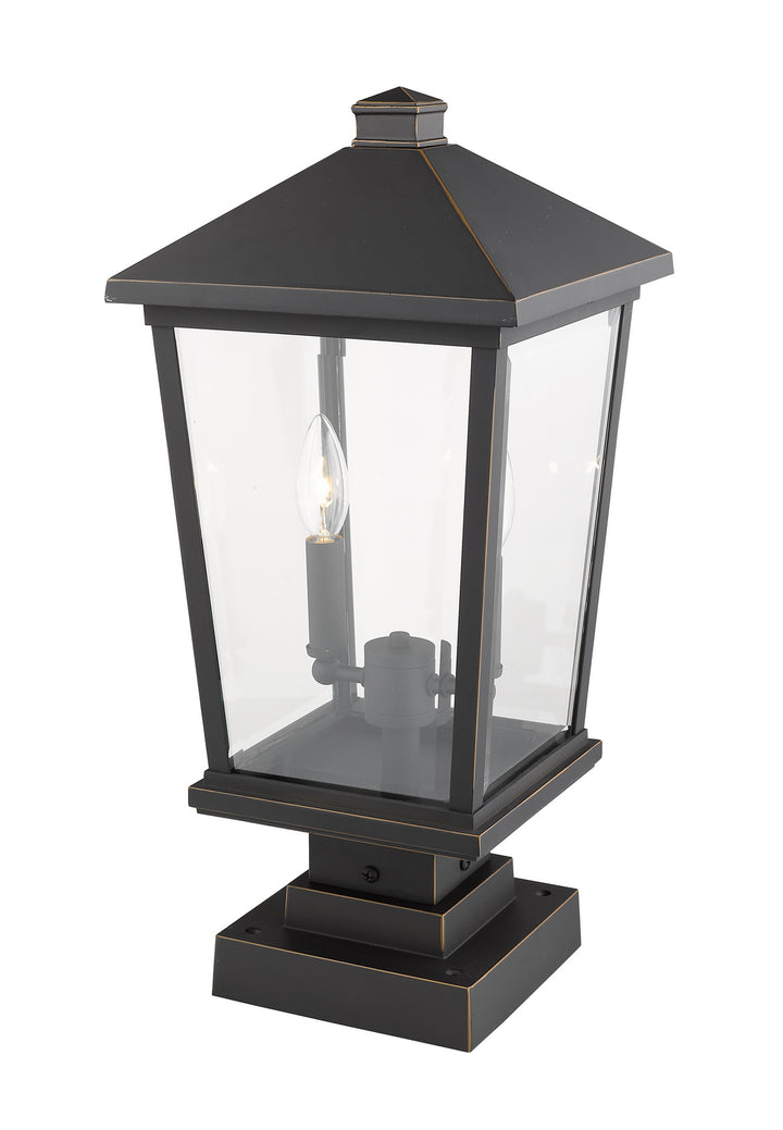 Z-Lite Lighting 568PHBS-SQPM-ORB  Beacon Outdoor Oil Rubbed Bronze