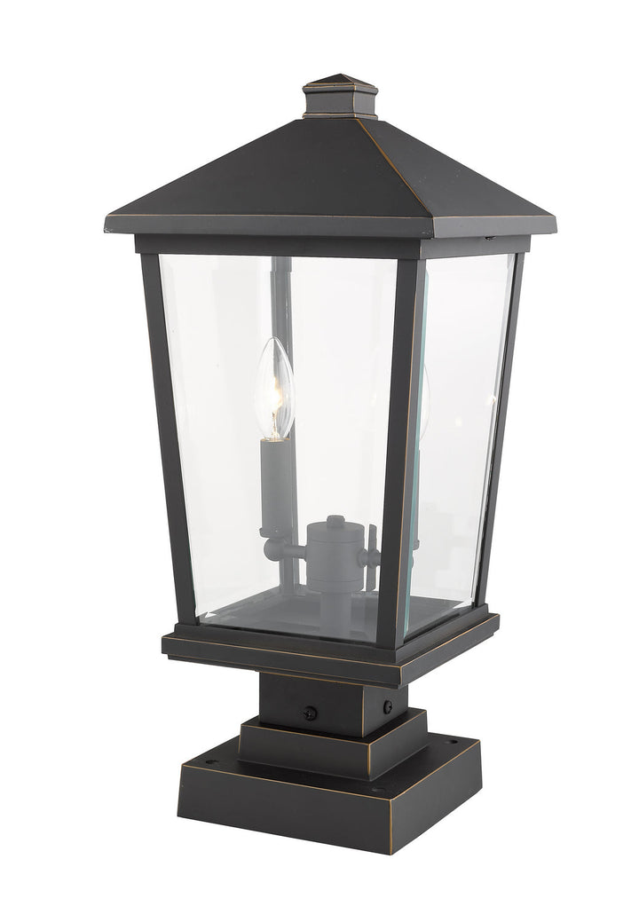Z-Lite Lighting 568PHBS-SQPM-ORB  Beacon Outdoor Oil Rubbed Bronze