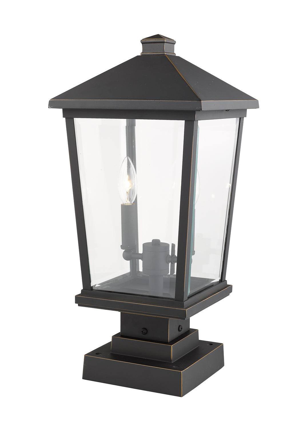 Z-Lite Lighting 568PHBS-SQPM-ORB  Beacon Outdoor Oil Rubbed Bronze