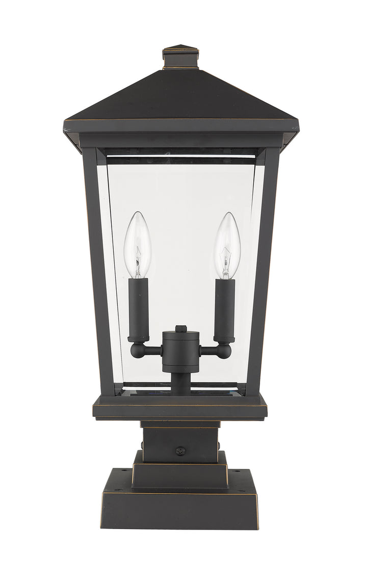Z-Lite Lighting 568PHBS-SQPM-ORB  Beacon Outdoor Oil Rubbed Bronze