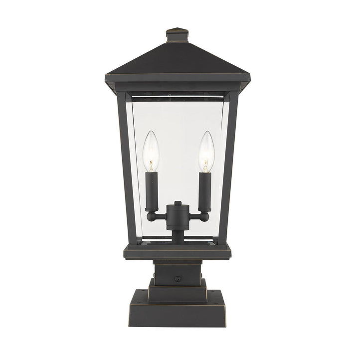 Z-Lite Lighting 568PHBS-SQPM-ORB  Beacon Outdoor Oil Rubbed Bronze