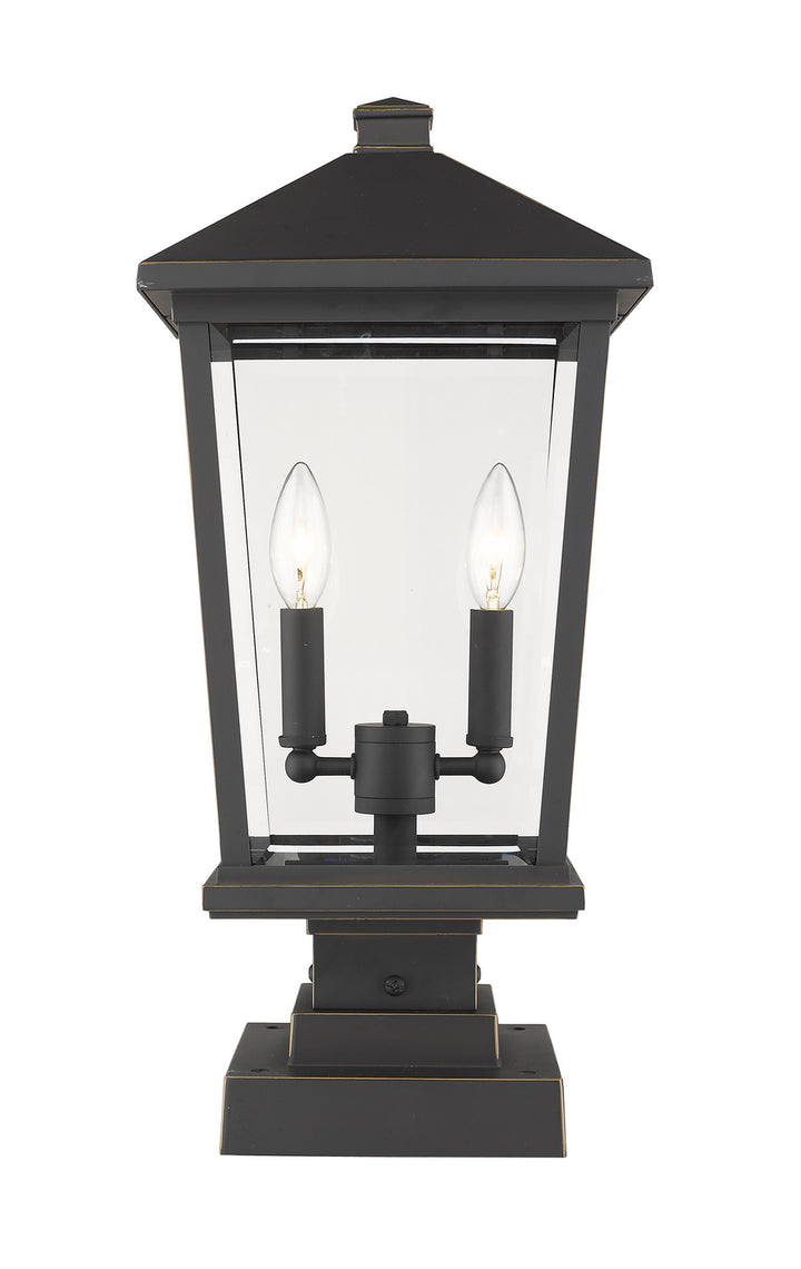 Z-Lite Lighting 568PHBS-SQPM-ORB  Beacon Outdoor Oil Rubbed Bronze