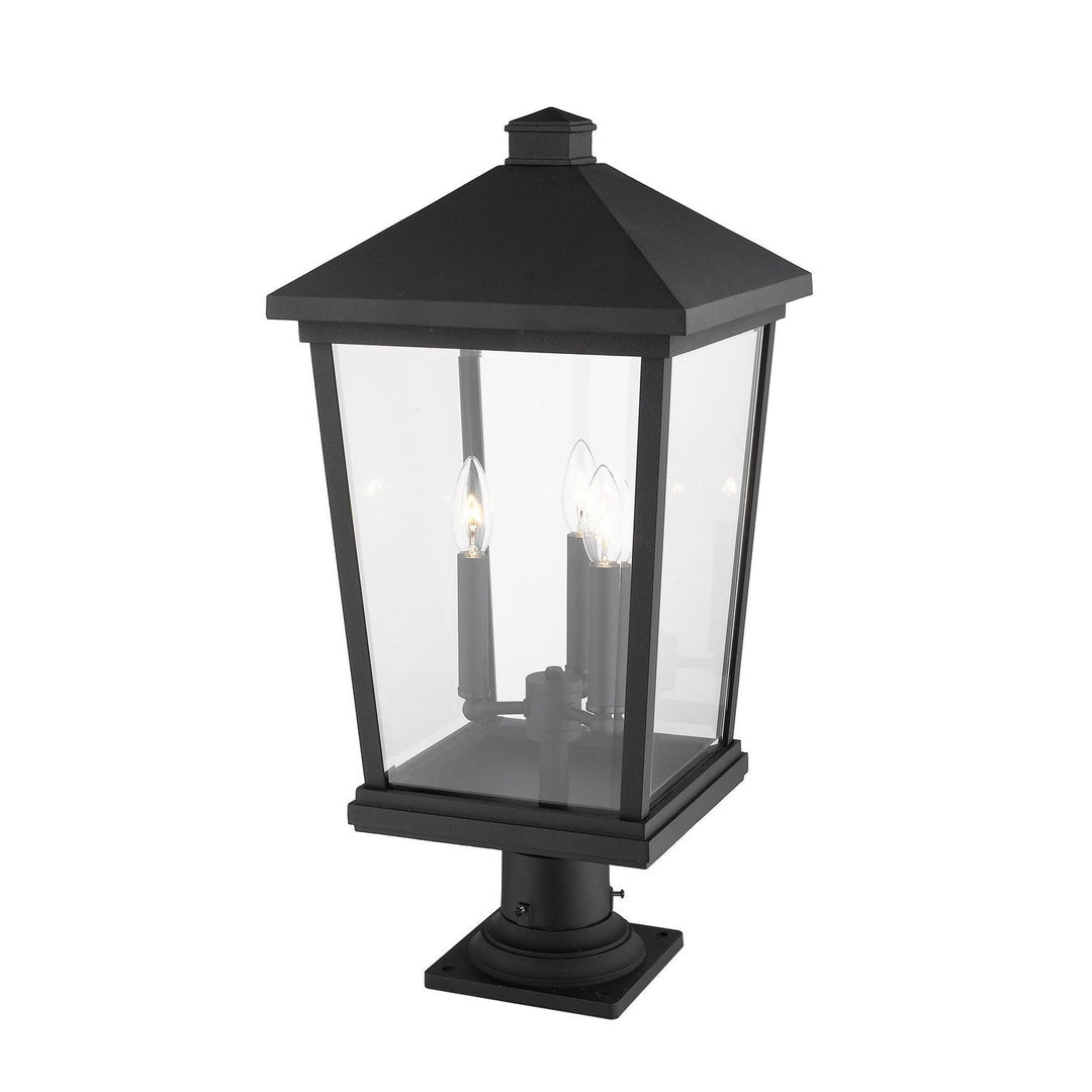 Z-Lite Lighting 568PHXLR-533PM-BK  Beacon Outdoor Black