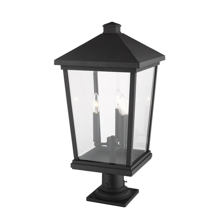 Z-Lite Lighting 568PHXLR-533PM-BK  Beacon Outdoor Black