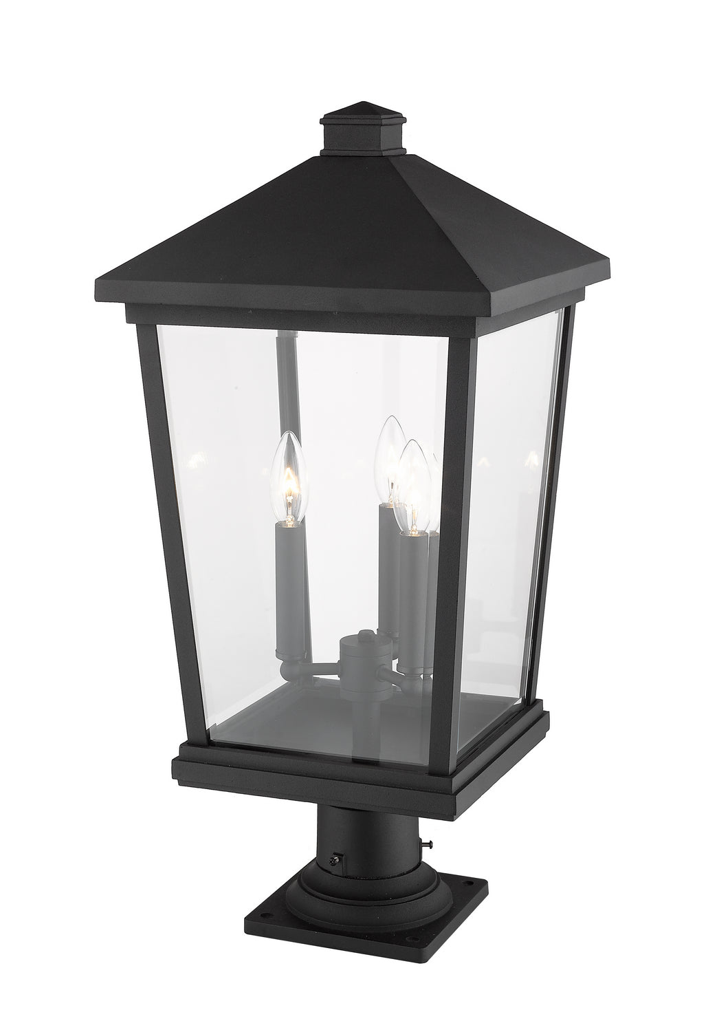 Z-Lite Lighting 568PHXLR-533PM-BK  Beacon Outdoor Black
