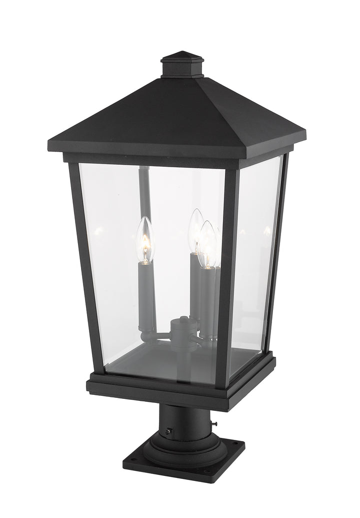 Z-Lite Lighting 568PHXLR-533PM-BK  Beacon Outdoor Black
