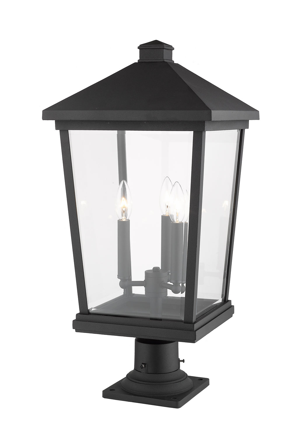 Z-Lite Lighting 568PHXLR-533PM-BK  Beacon Outdoor Black
