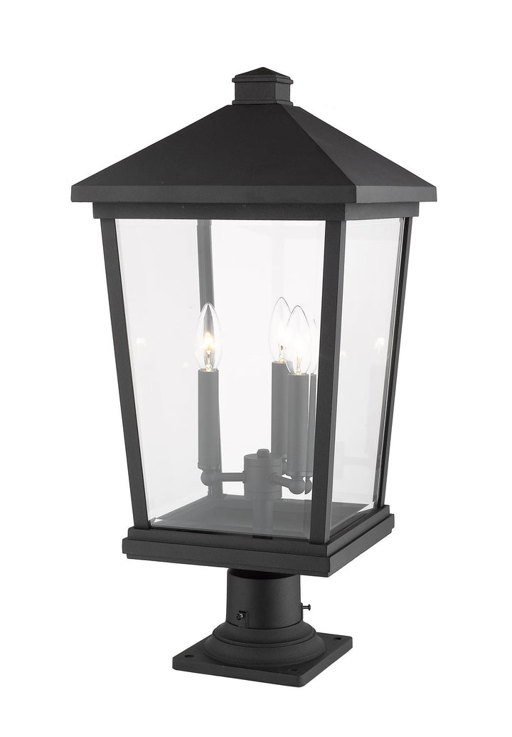 Z-Lite Lighting 568PHXLR-533PM-BK  Beacon Outdoor Black
