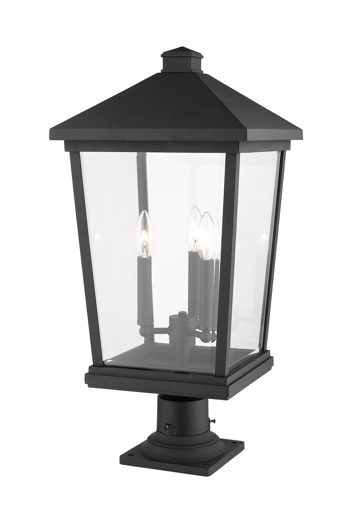 Z-Lite Lighting 568PHXLR-533PM-BK  Beacon Outdoor Black