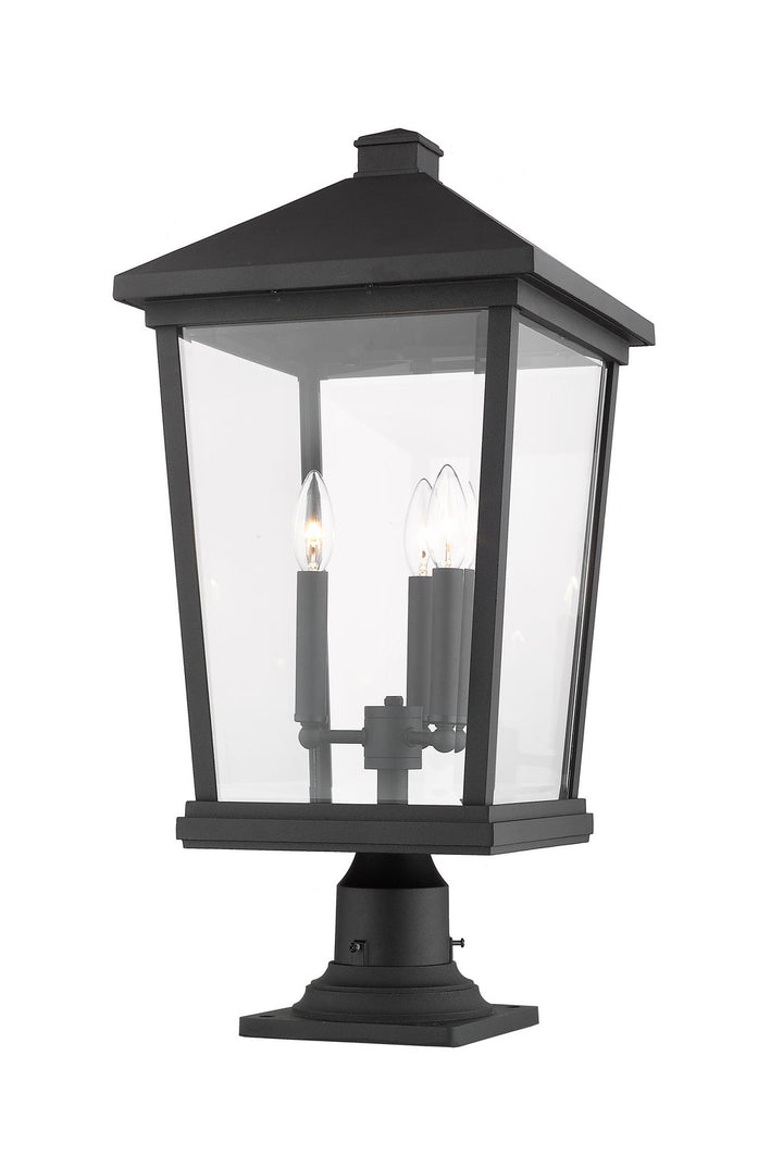 Z-Lite Lighting 568PHXLR-533PM-BK  Beacon Outdoor Black