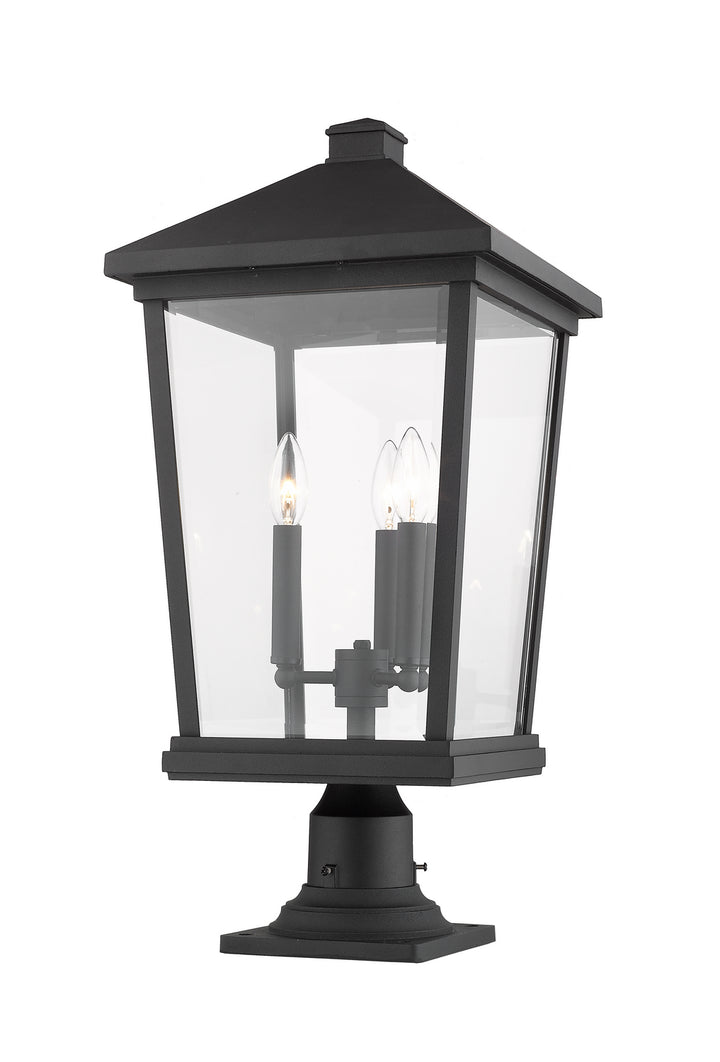 Z-Lite Lighting 568PHXLR-533PM-BK  Beacon Outdoor Black