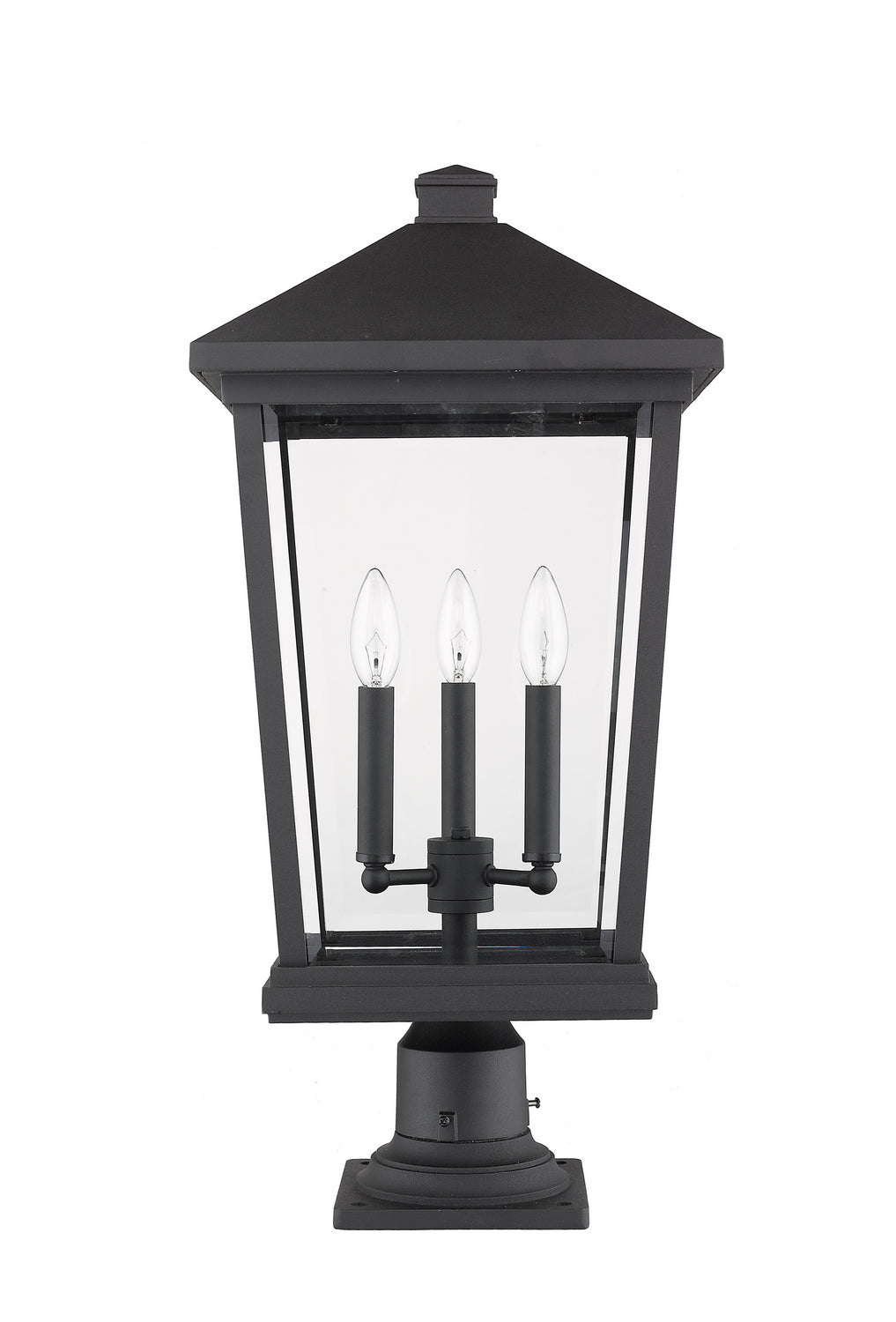 Z-Lite Lighting 568PHXLR-533PM-BK  Beacon Outdoor Black