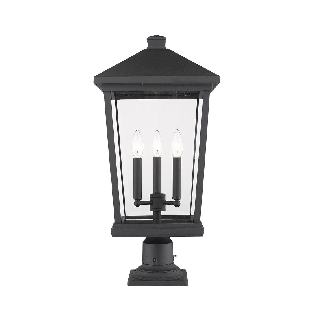 Z-Lite Lighting 568PHXLR-533PM-BK  Beacon Outdoor Black