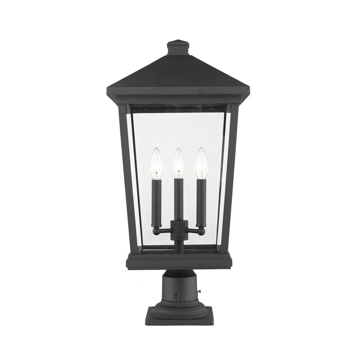 Z-Lite Lighting 568PHXLR-533PM-BK  Beacon Outdoor Black