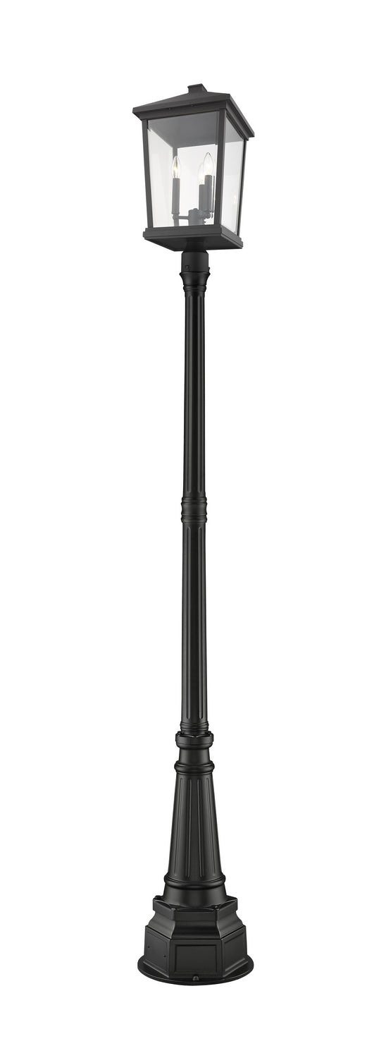 Z-Lite Lighting 568PHXLR-564P-BK  Beacon Outdoor Black