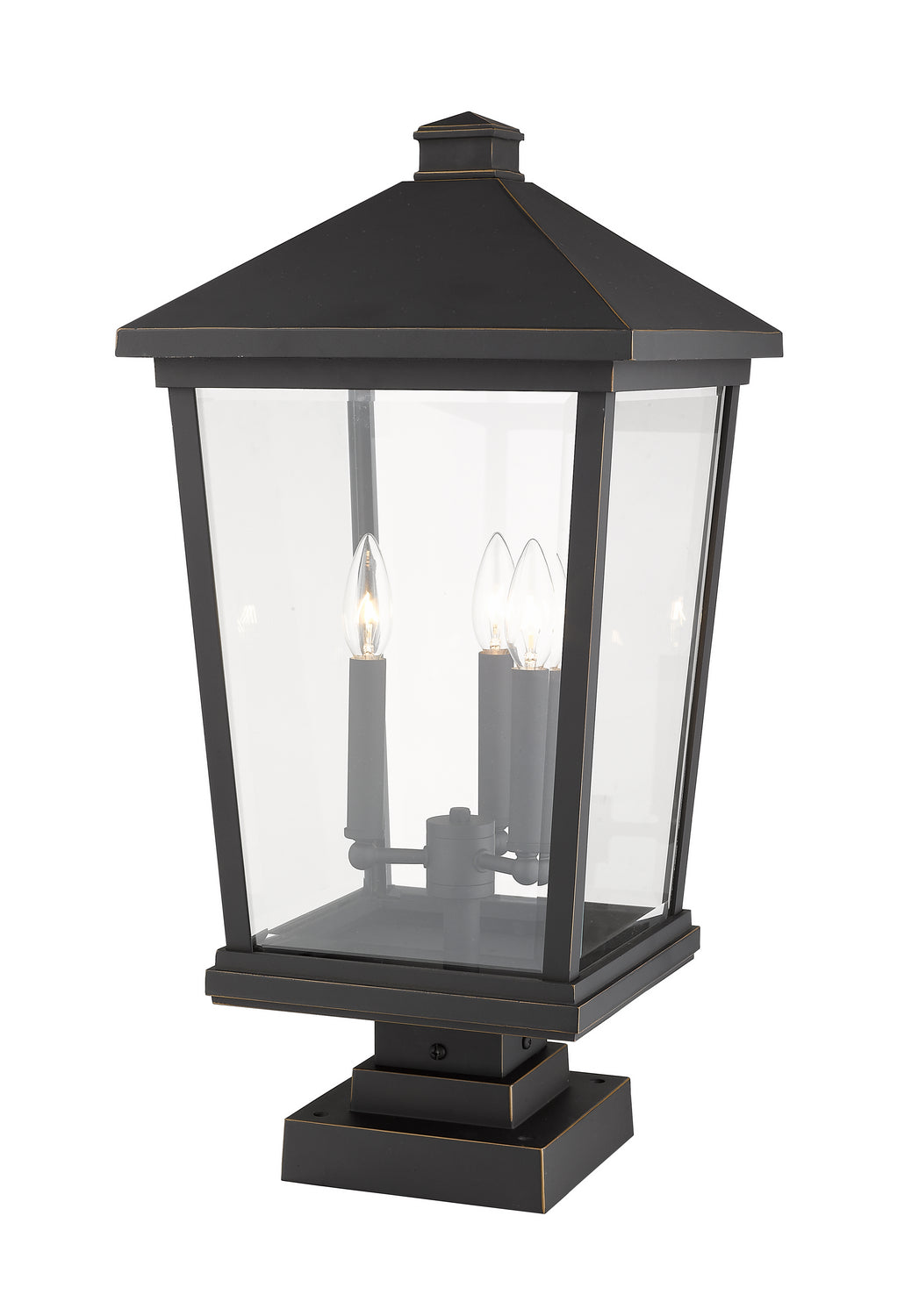 Z-Lite Lighting 568PHXLS-SQPM-ORB  Beacon Outdoor Oil Rubbed Bronze