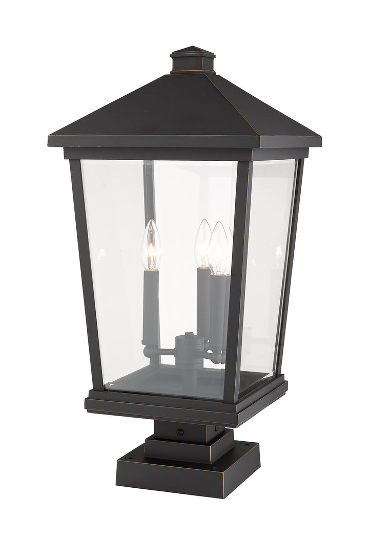Z-Lite Lighting 568PHXLS-SQPM-ORB  Beacon Outdoor Oil Rubbed Bronze