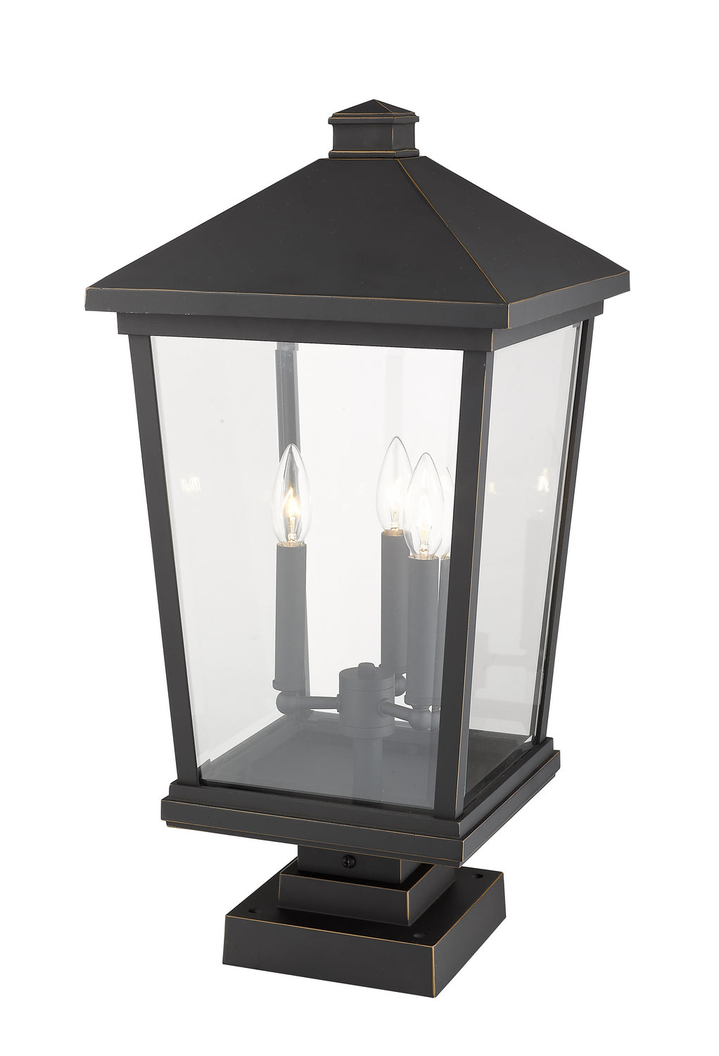 Z-Lite Lighting 568PHXLS-SQPM-ORB  Beacon Outdoor Oil Rubbed Bronze