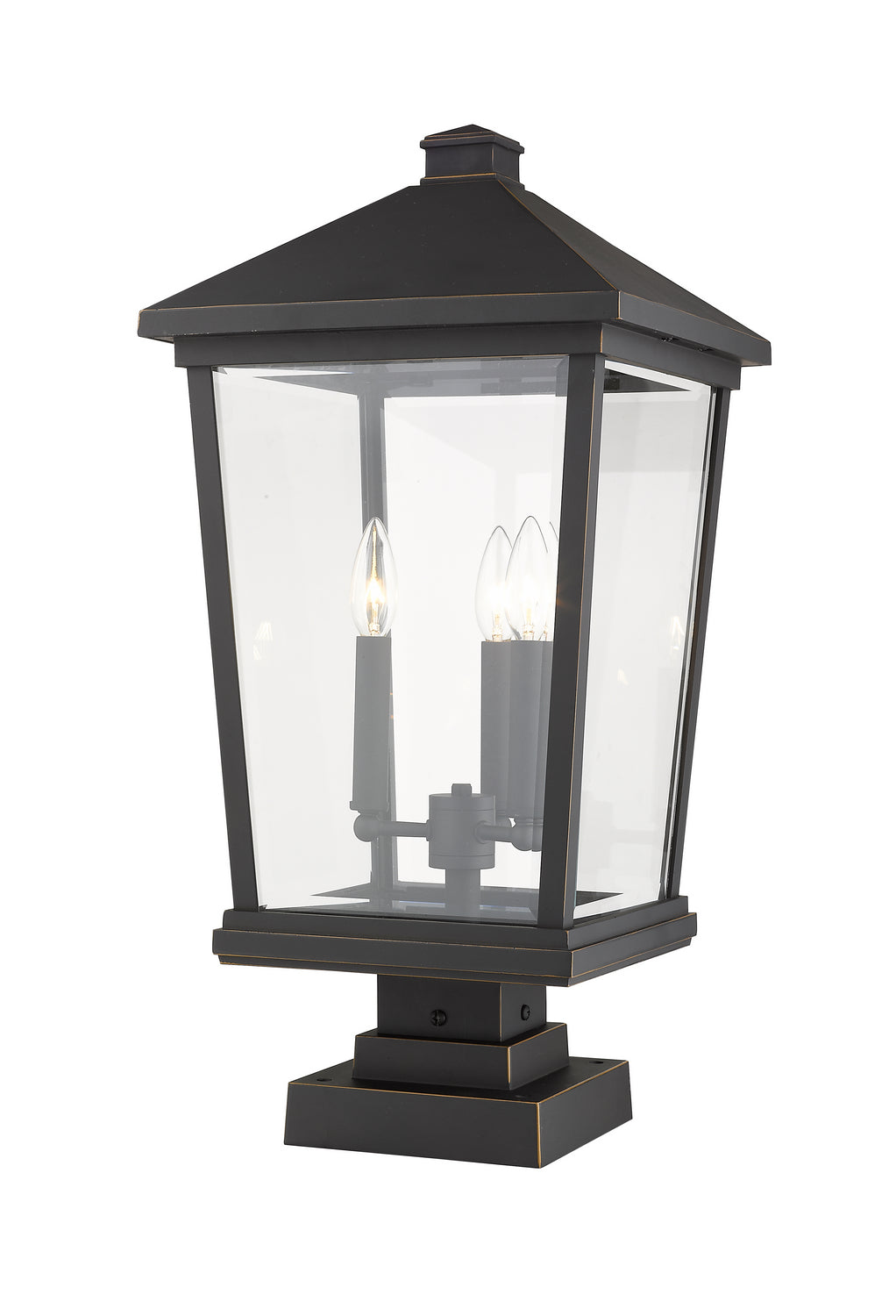 Z-Lite Lighting 568PHXLS-SQPM-ORB  Beacon Outdoor Oil Rubbed Bronze