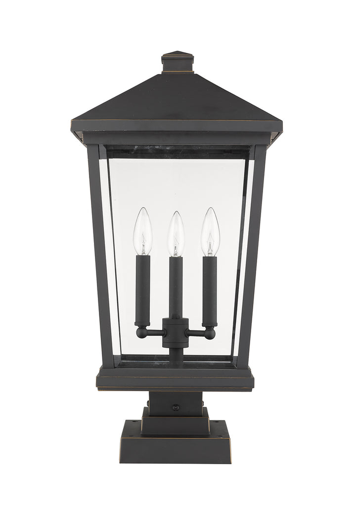 Z-Lite Lighting 568PHXLS-SQPM-ORB  Beacon Outdoor Oil Rubbed Bronze
