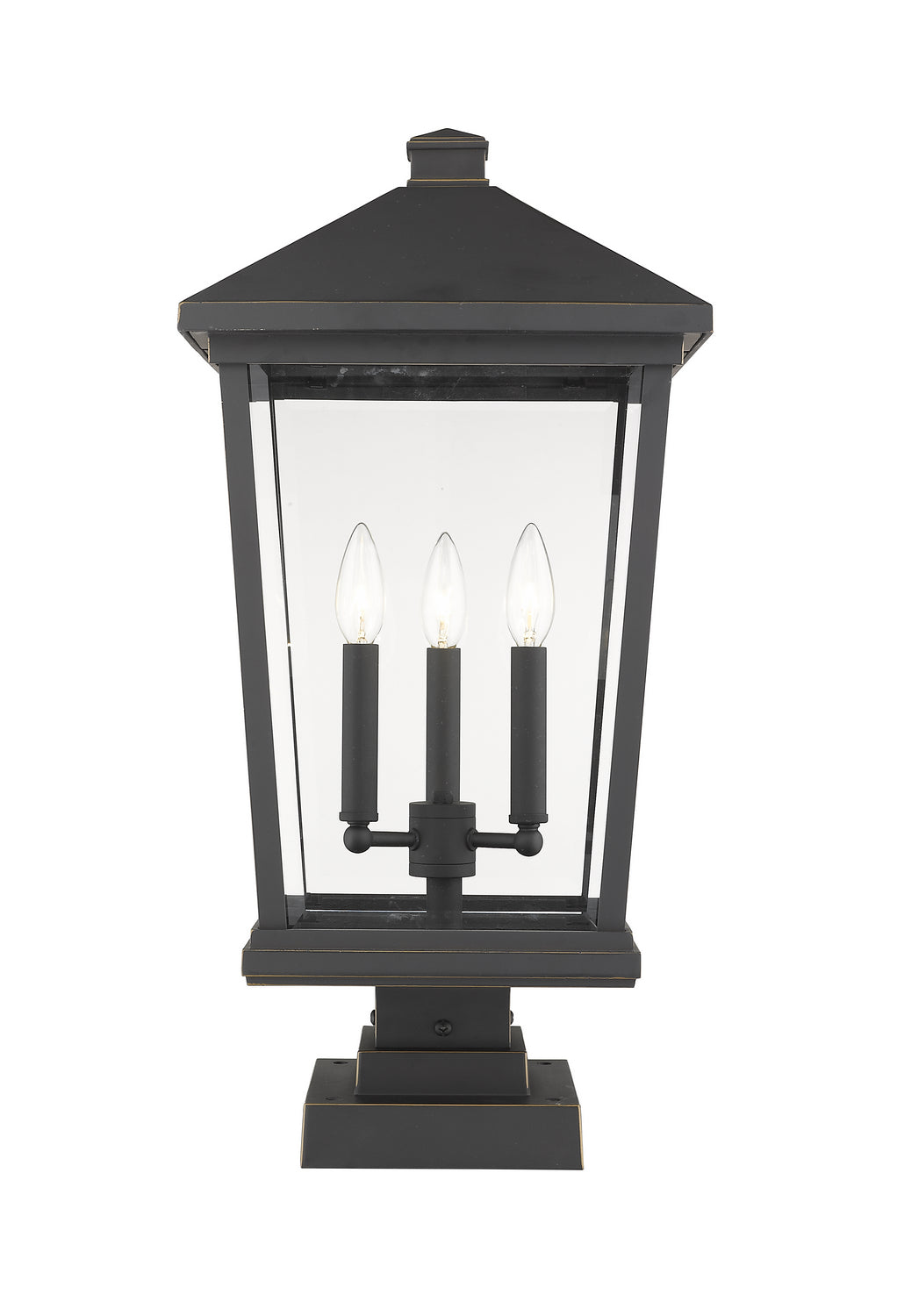 Z-Lite Lighting 568PHXLS-SQPM-ORB  Beacon Outdoor Oil Rubbed Bronze
