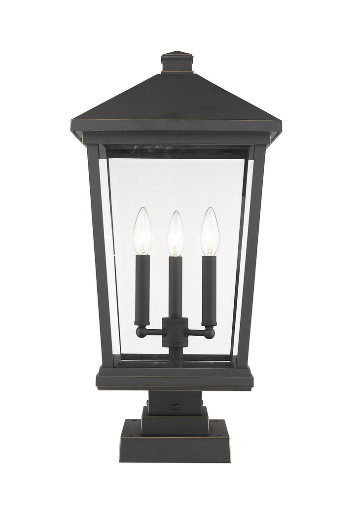 Z-Lite Lighting 568PHXLS-SQPM-ORB  Beacon Outdoor Oil Rubbed Bronze